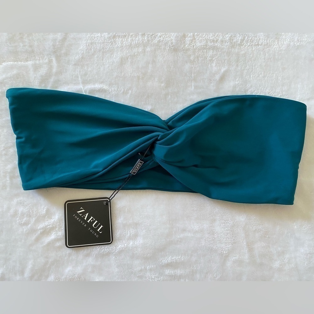 Nwt Zaful Bandeau Bikini‎ Top Size 8
